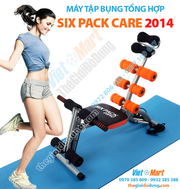 Máy tập cơ bụng tổng hợp Six Pack Care 2014 giúp giảm stress