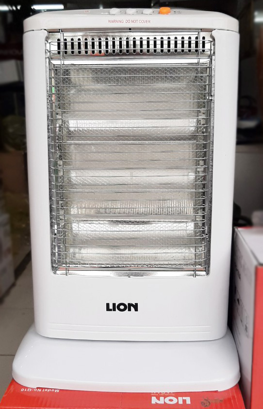 Đèn sưởi Halogen Lion Q10 3 bóng 1200w