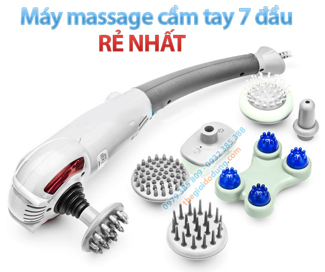 Máy massage cầm tay 7 đầu kiểu đấm lưng rẻ nhất tại thegioidodung.com