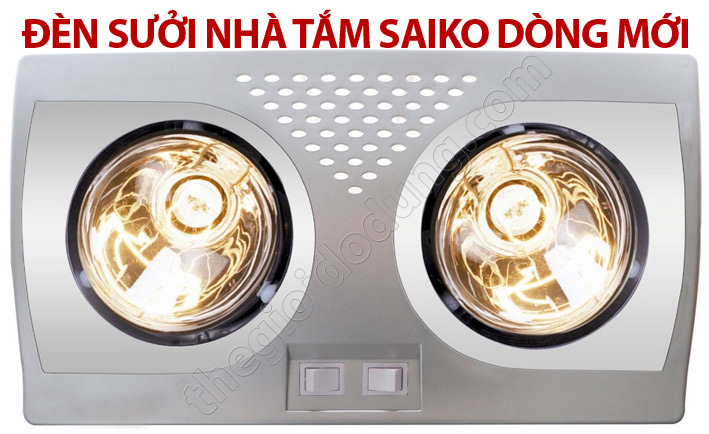 Đèn treo nhà tắm Saiko BH-2551H 2 bóng mới
