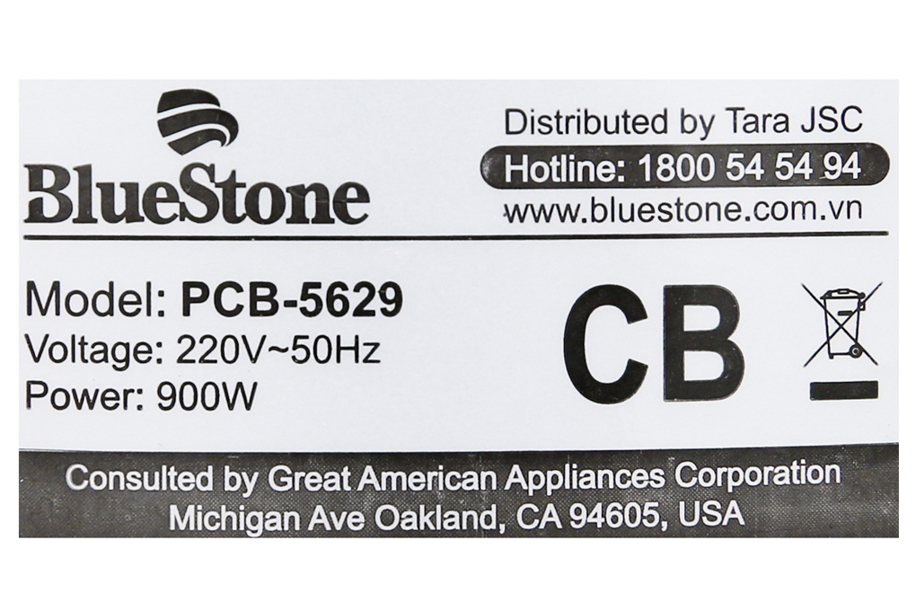 Nồi áp suất điện BlueStone 5629 thông số kỹ thuật