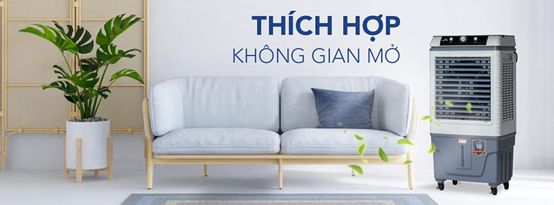 Máy làm mát không khí Hòa Phát HPCF1-022 thích hợp không gian mở