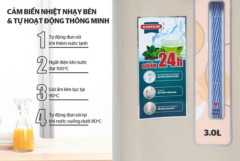 Sunhouse SHD1530 cảm biến nhạy và thông minh