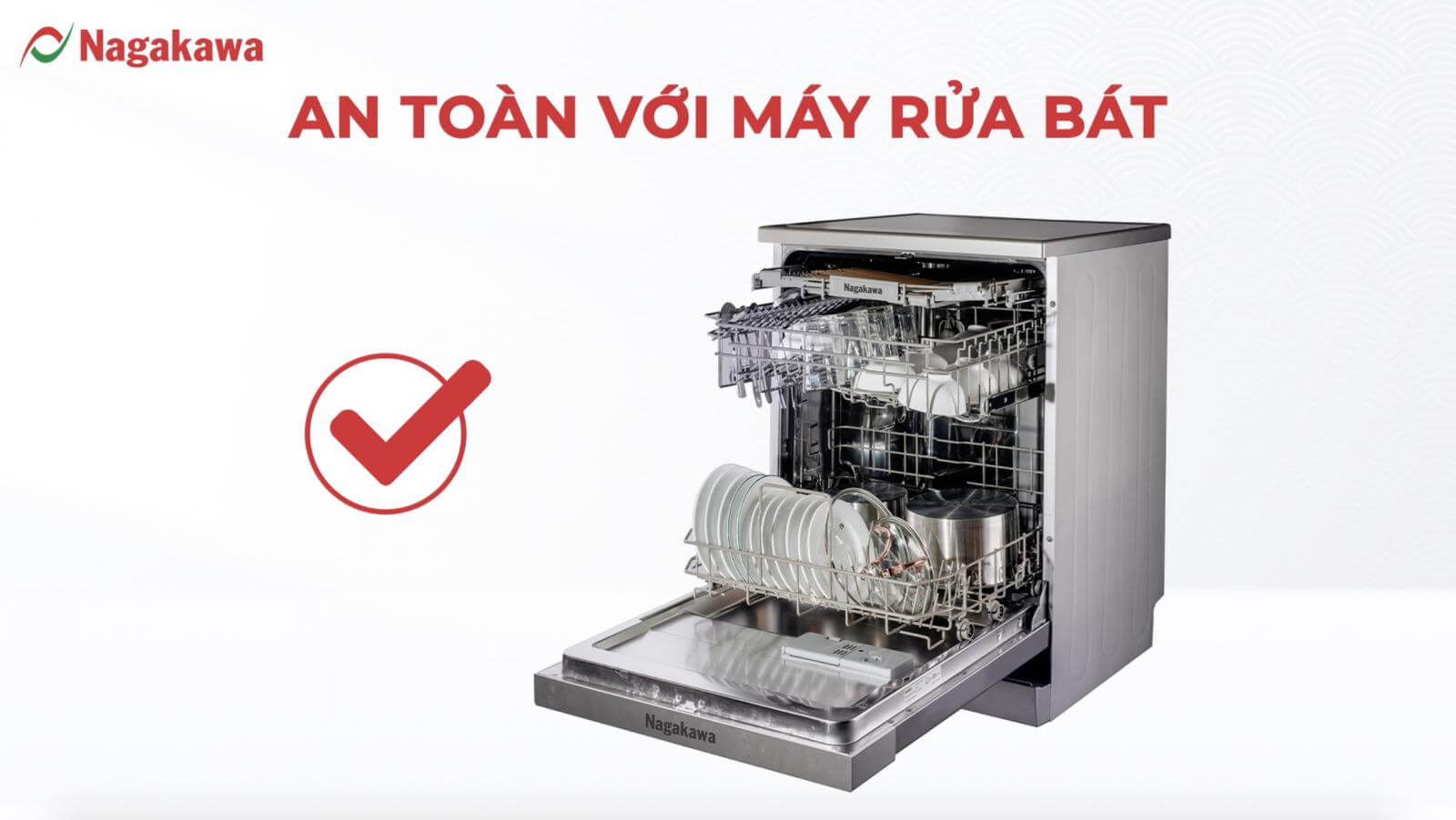An toàn với máy rửa bát