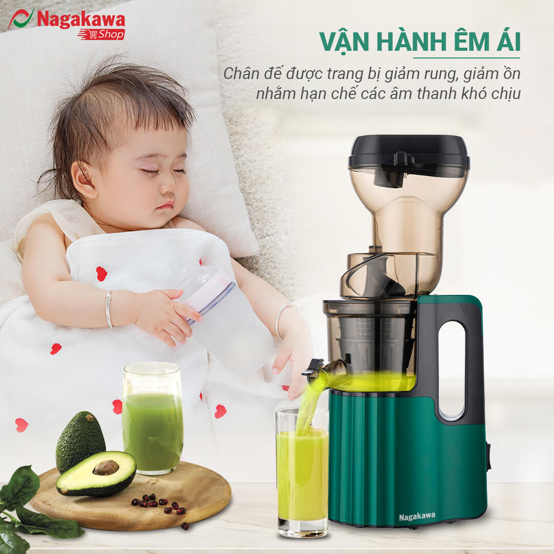 Máy ép chậm Nagakawa NAG0817 300ML