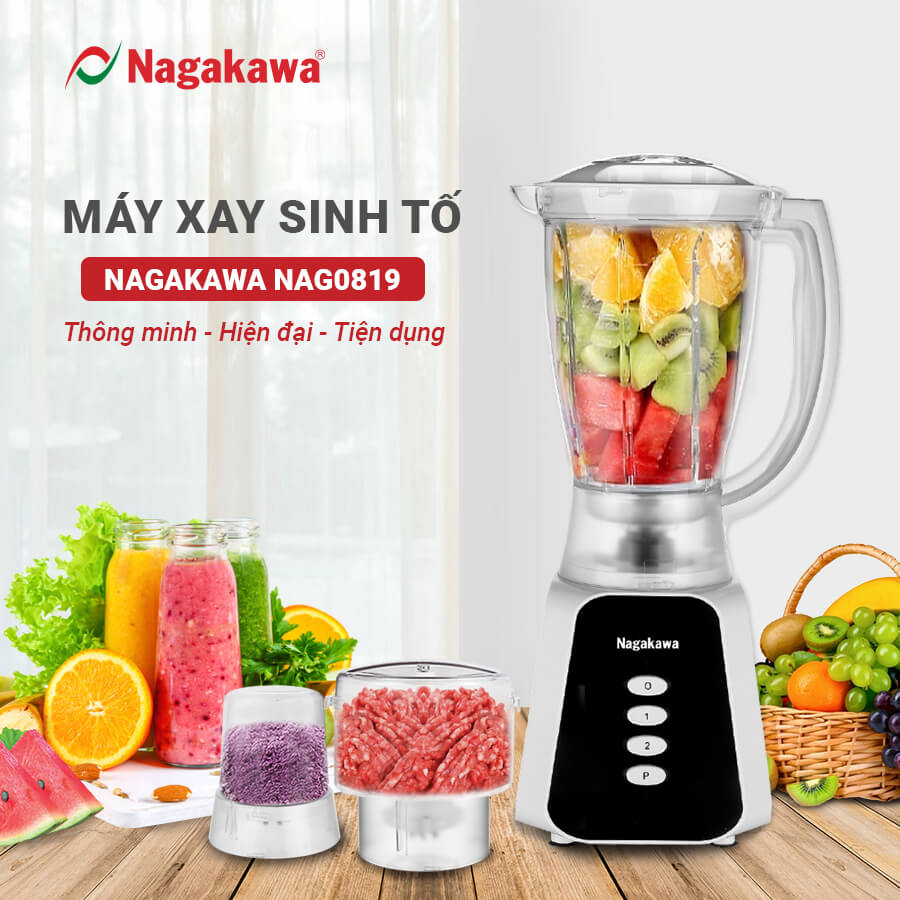 Máy xay sinh tố Nagakawa NAG0819 1.5L