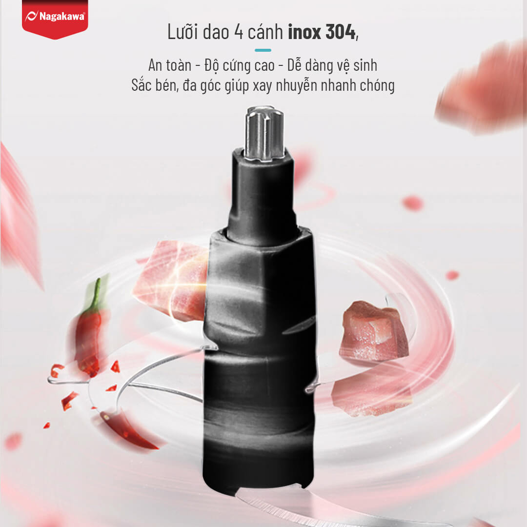 Lưỡi dao 4 cánh inox