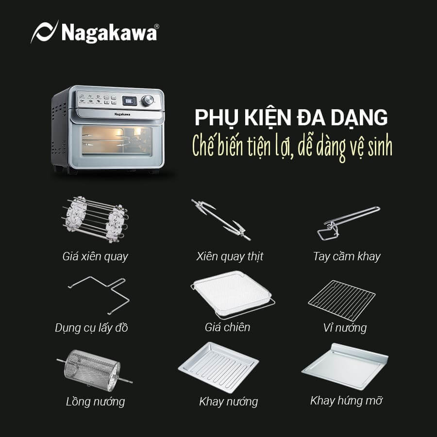 Nhiều phụ kiện đa dạng