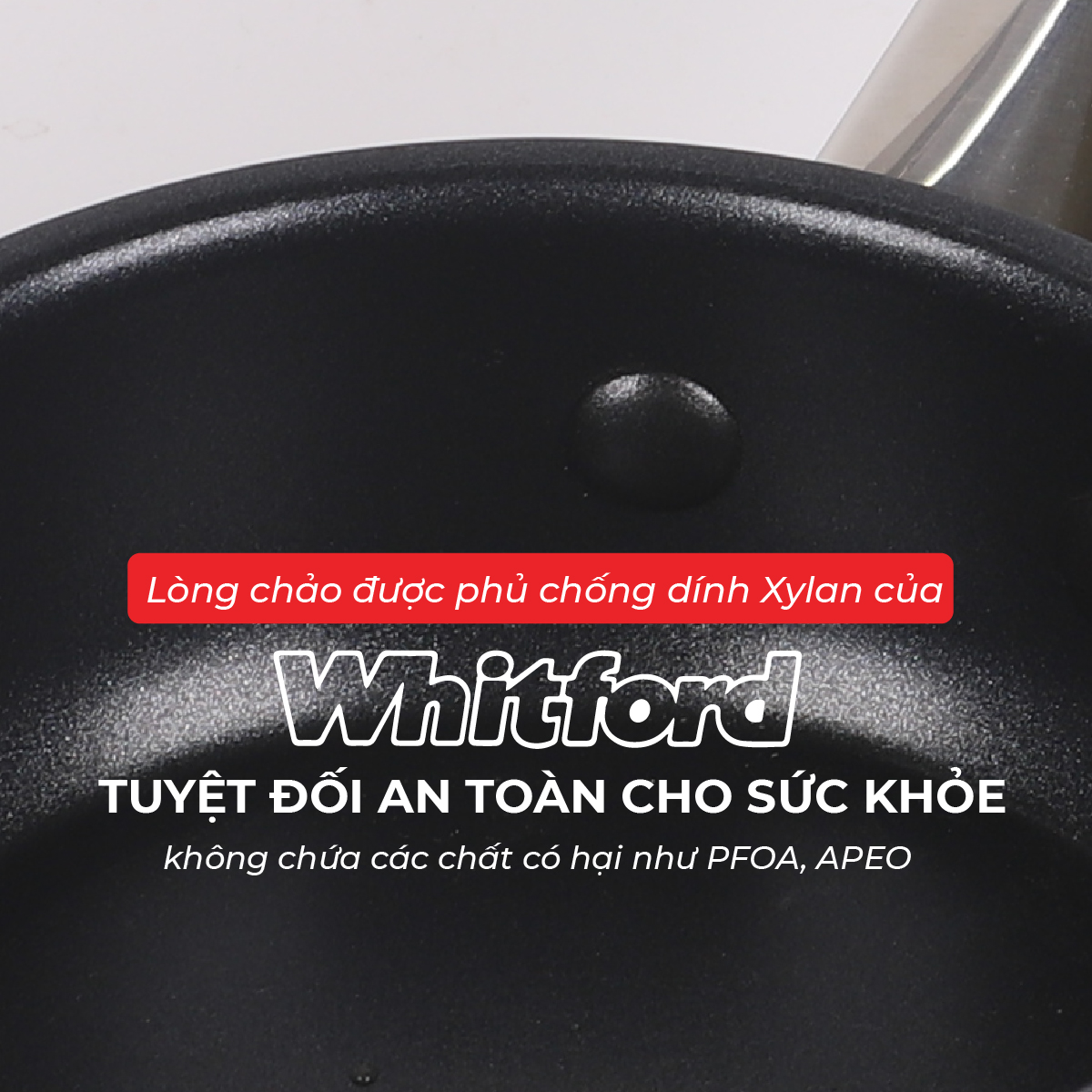 chất liệu inox cao cấp, chống dính an toàn