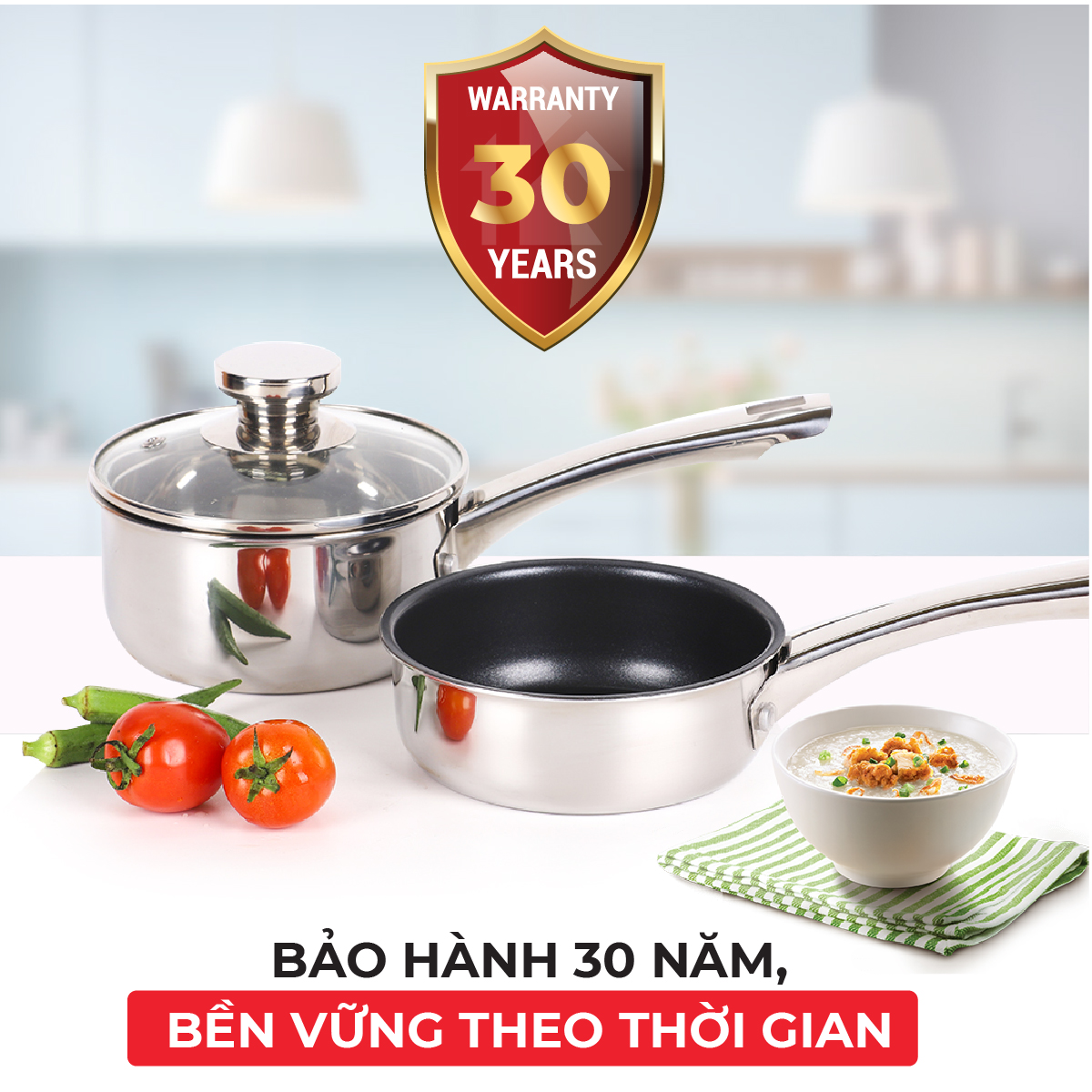 bảo hành dài lâu, an tâm khi dùng