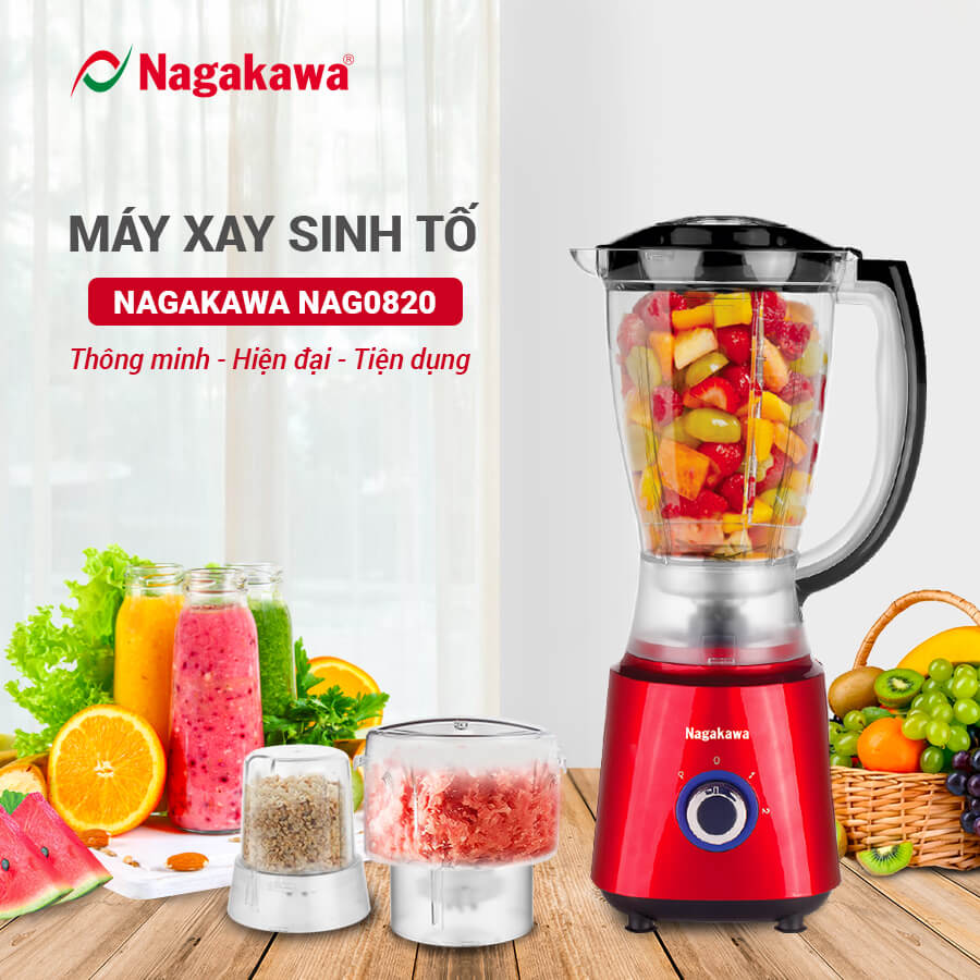 Máy xay sinh tố Nagakawa NAG0820 1.5L