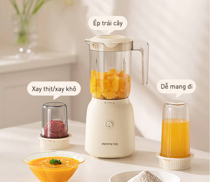 3 cốc xay linh hoạt