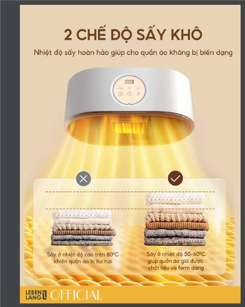 Chế độ sấy khô