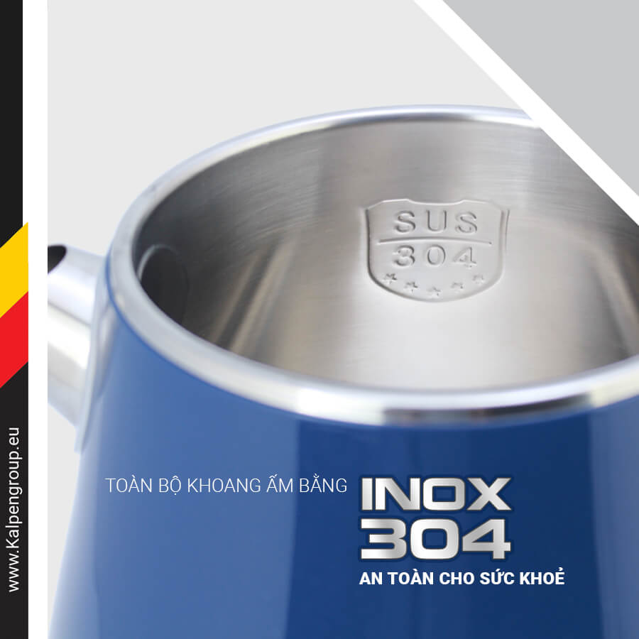 chất liệu inox 304 cao cấp