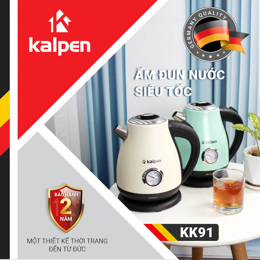 ấm siêu tốc kalpen tiện lợi