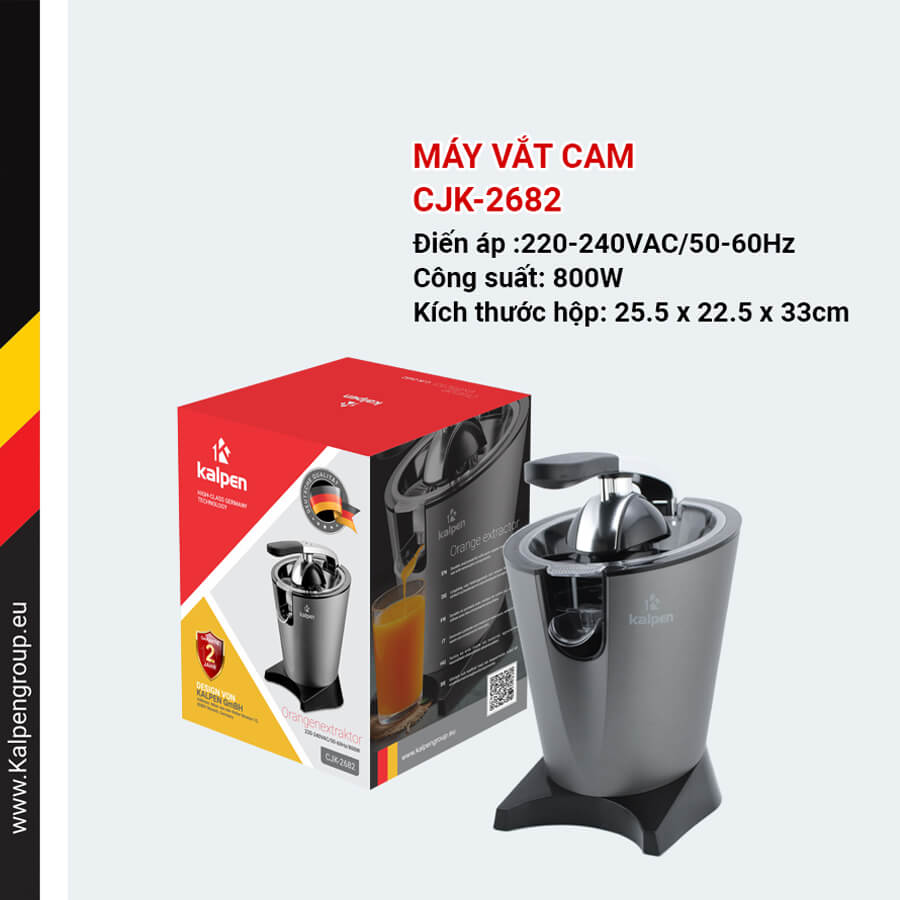 thông số của máy vắt cam