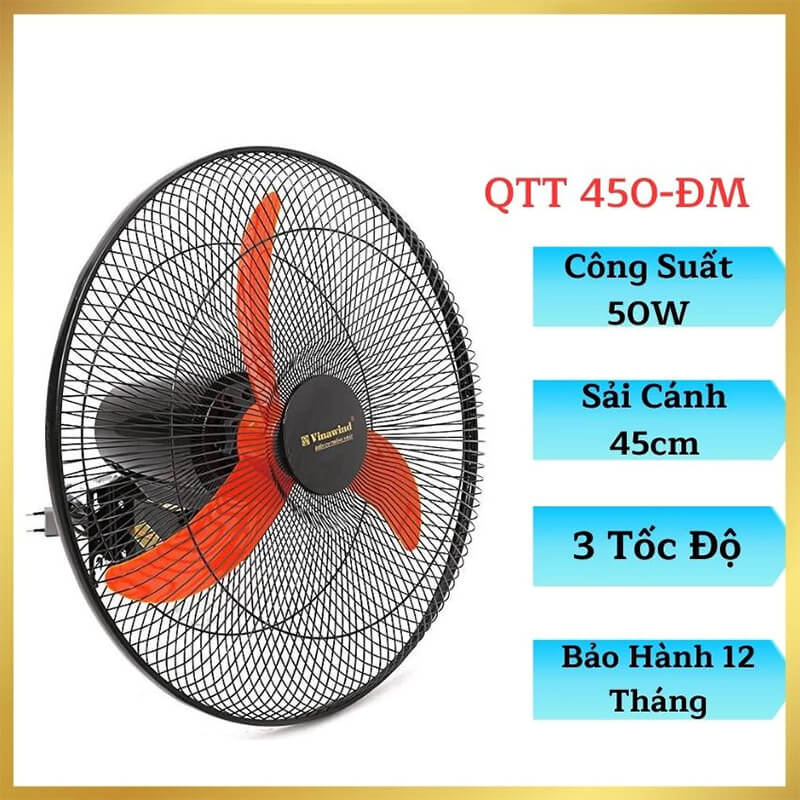 Quạt treo tường Vinawind QTT-450DM