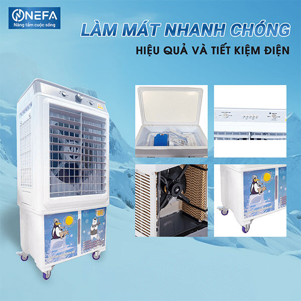 NEFA NF55 – Quạt điều hòa dòng cơ 160W tốt rẻ hiệu quả