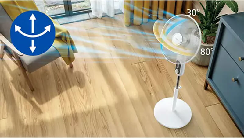 Tự đông xoay nghiêng để phân bố gió đều