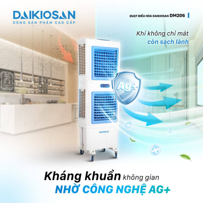 Kháng khuẩn không gian nhờ công nghệ Ag+