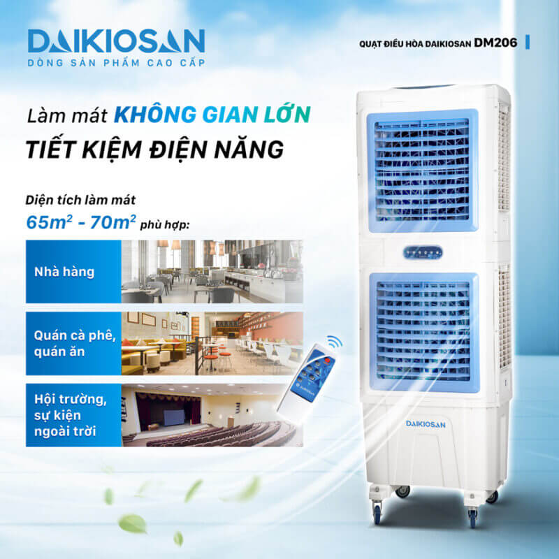 Làm mát không gian và tiết kiệm điện năng