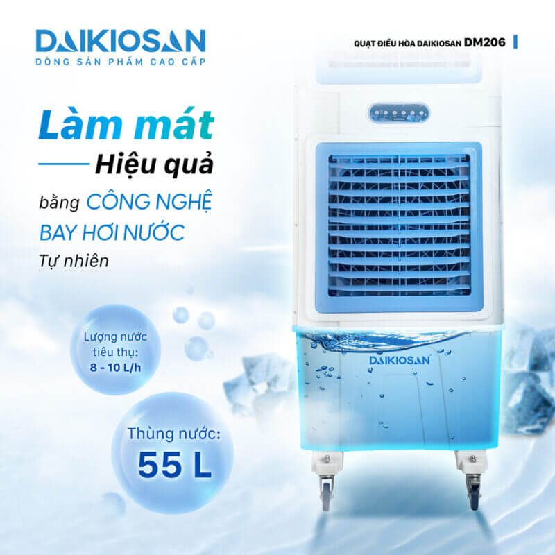 Công suất mạnh mẽ, hiệu quả làm mát vượt trội