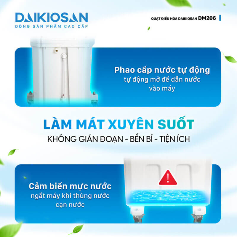 Làm mát xuyên suốt nhiều giờ