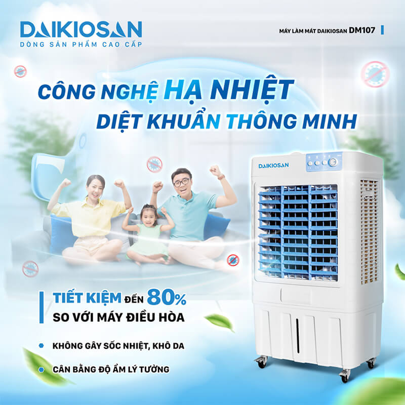 Công nghệ hạ nhiệt diệt khuẩn thông minh