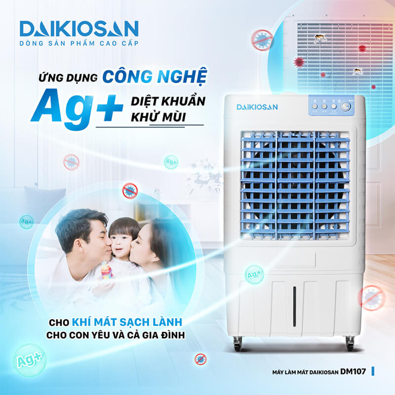 Sử dụng công nghệ diệt khuẩn Ag+