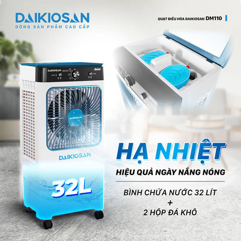 Dung tích bình chứa lớn 32 lít thoải mái sử dụng