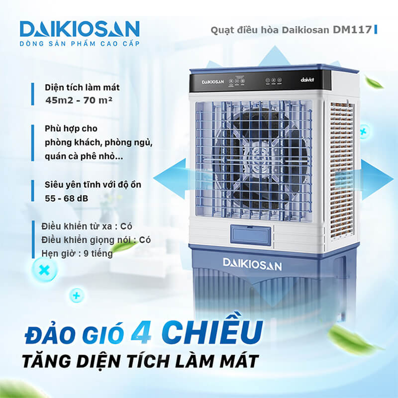 Khả năng đảo gió 4 chiều