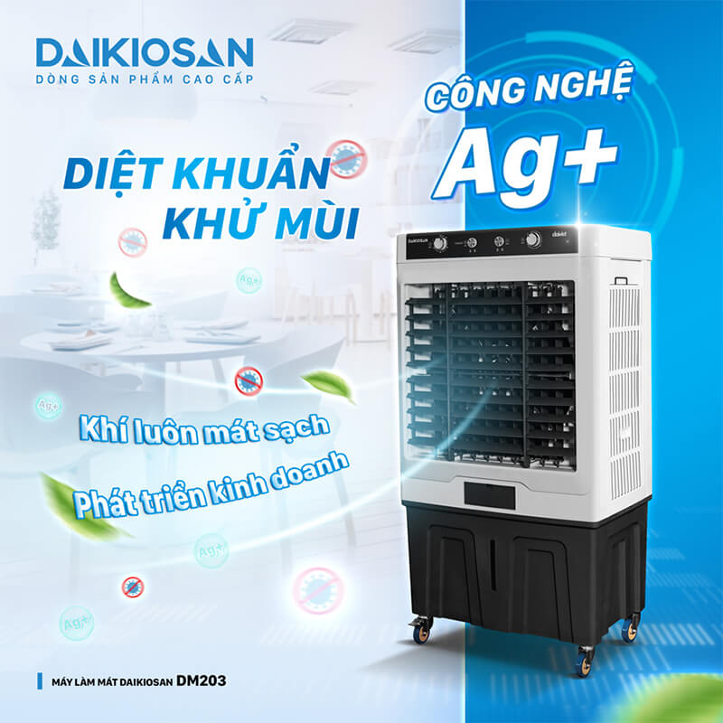 Tích hợp công nghệ Ag+ không khí sạch khuẩn