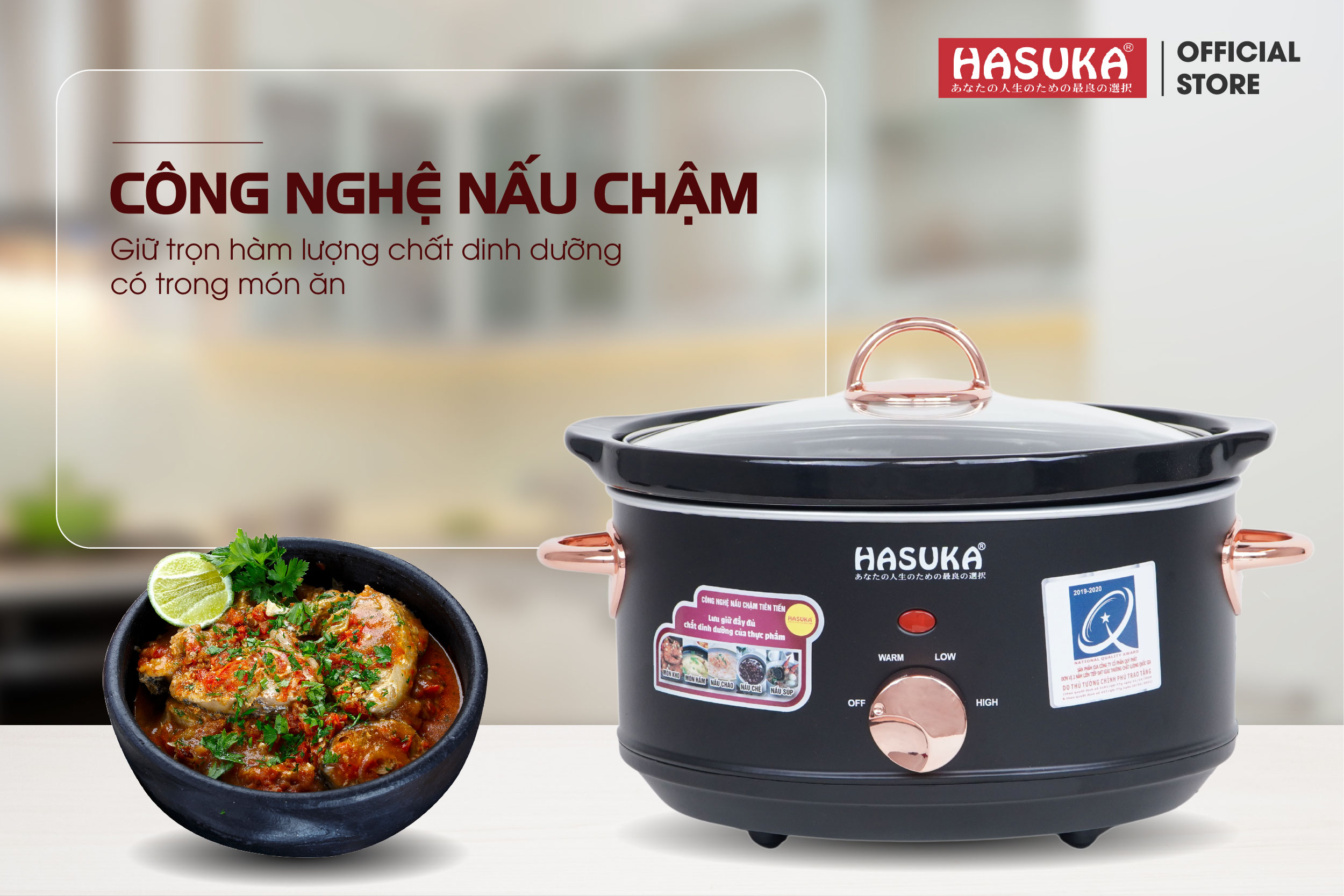 Nấu chậm giữ trọn dinh dưỡng