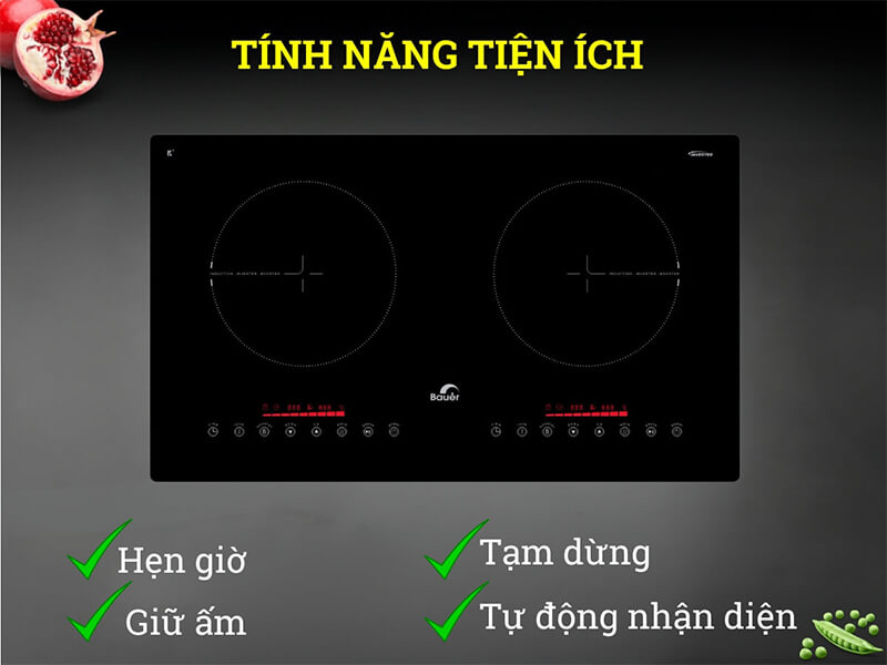 Tính năng thông minh hỗ trợ nấu nướng nhanh chóng