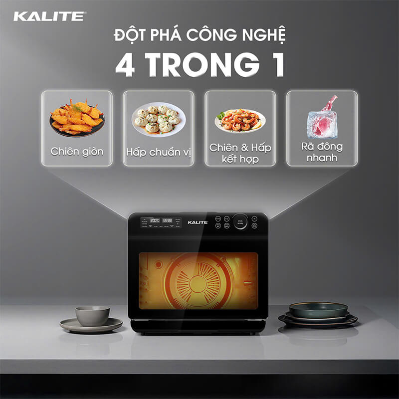 4 tính năng trong 1 giải pháp toàn diện cho mọi món ăn