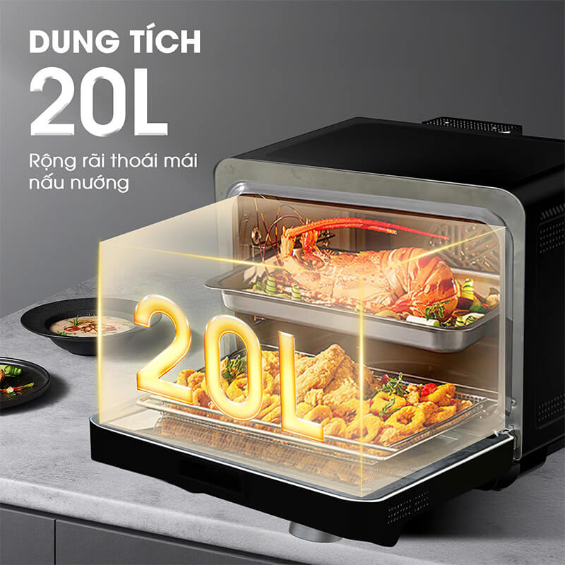 Dung tích 20L phù hợp gia đình đông người