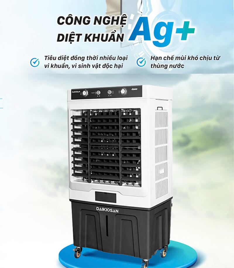 Công nghệ diệt khuẩn Ag+ – Không khí trong lành, an toàn