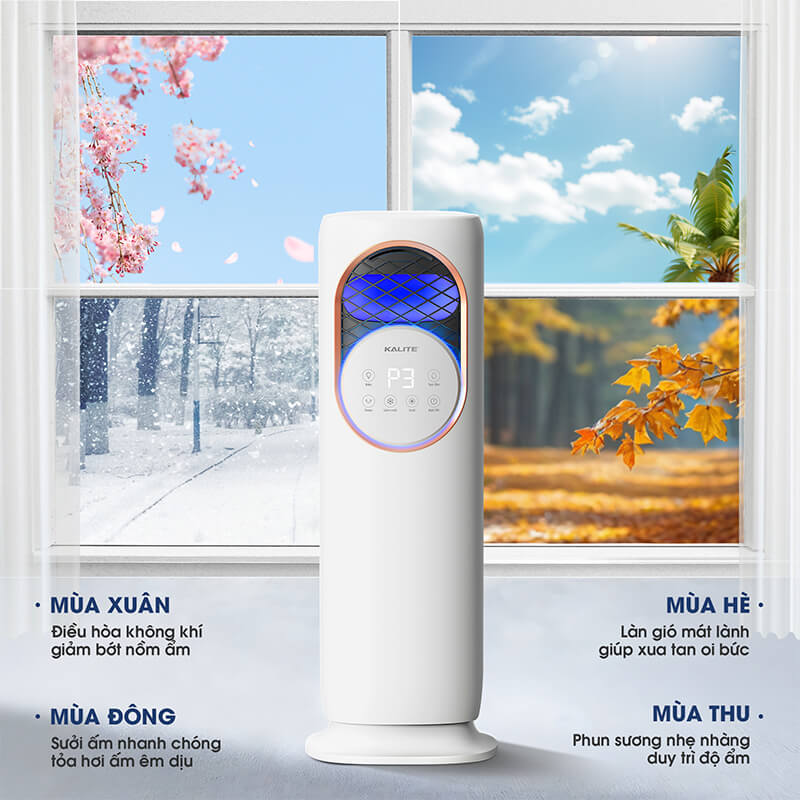 Không gian sống thoải mái quanh năm