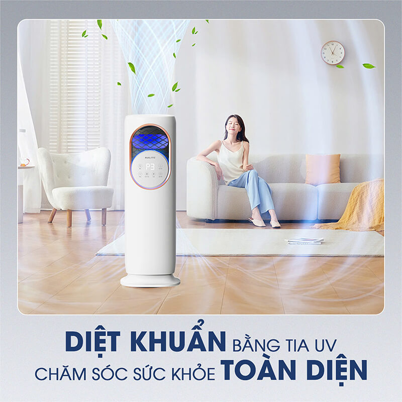 Diệt khuẩn bằng tia UV – Không khí sạch, sức khỏe an toàn
