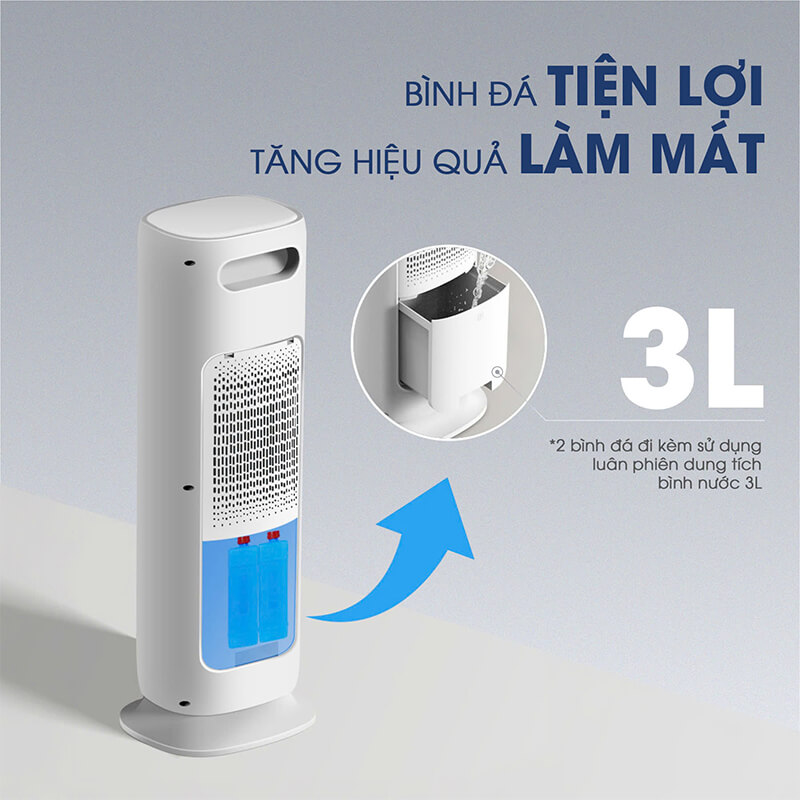 Bình chứa nước tiện lợi làm mát tức thì