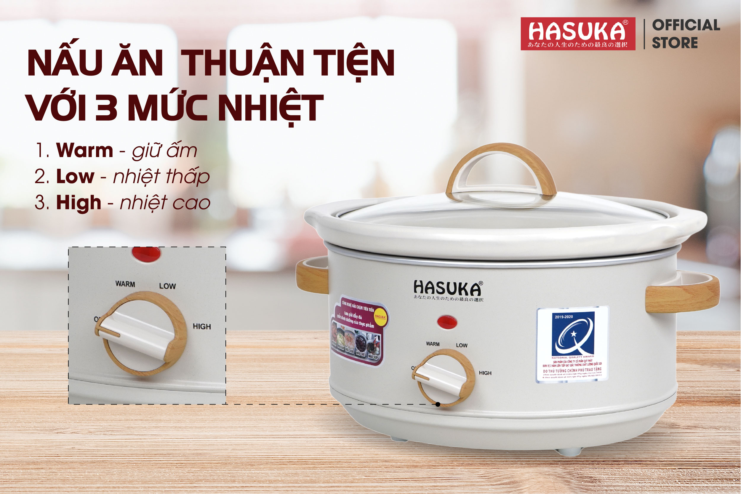 Dễ dàng sử dụng cho mọi thành viên trong gia đình với 3 chế độ linh hoạt