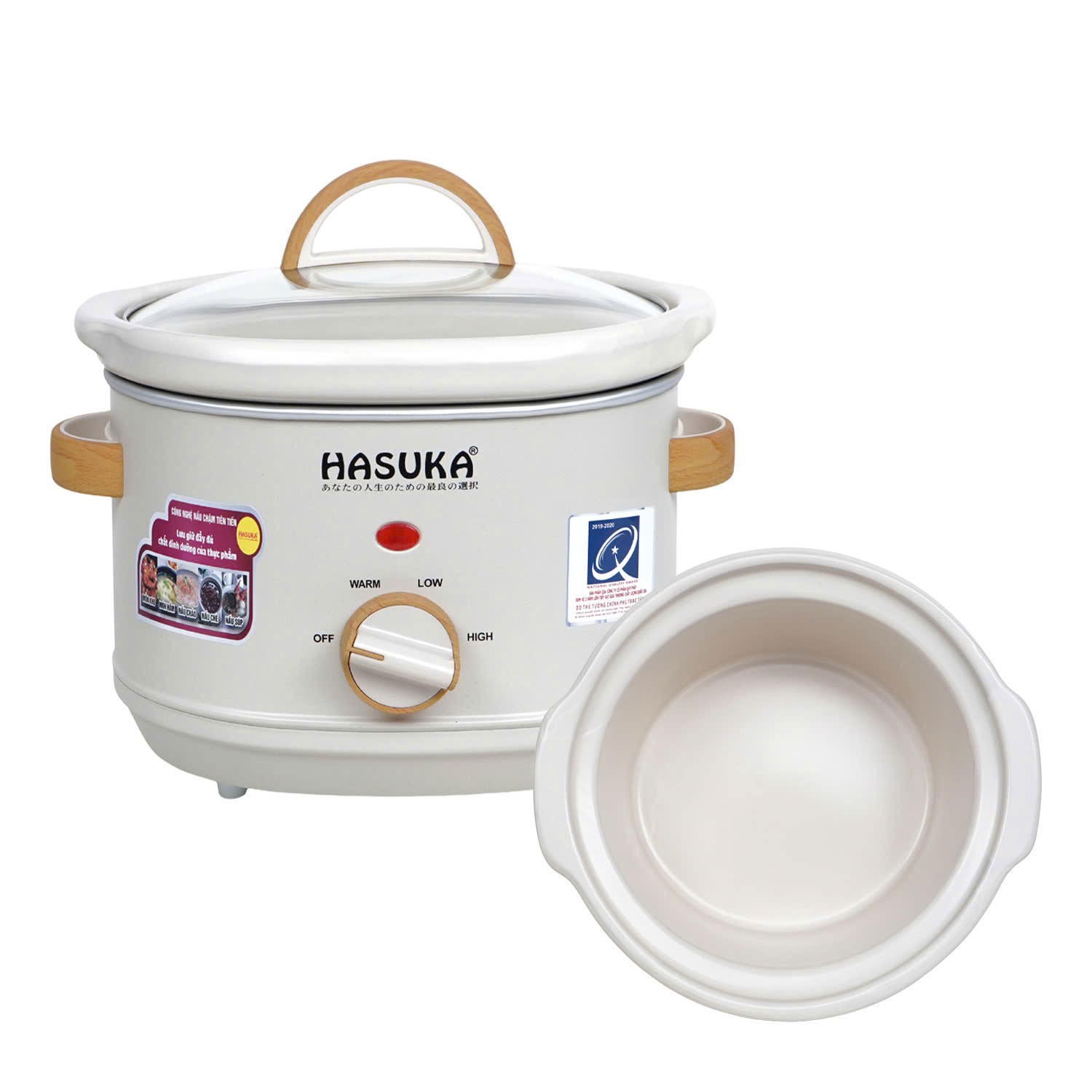 Nồi nấu chậm Hasuka HSK-134 2.5L