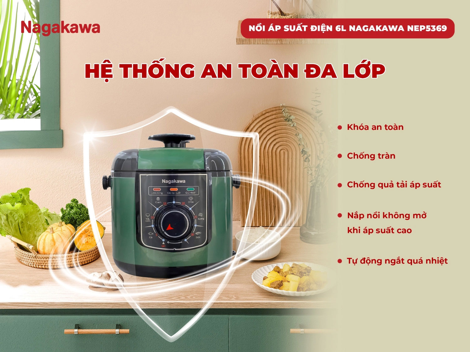 Hệ thống an toàn đa lớp – Bảo vệ toàn diện cho người dùng