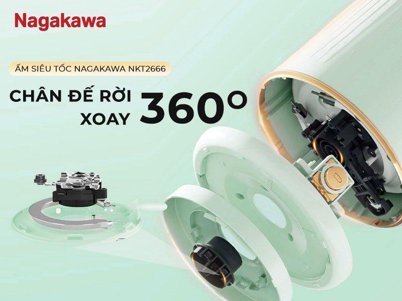 Đế xoay linh hoạt 360 độ – Tiện lợi trong từng thao tác