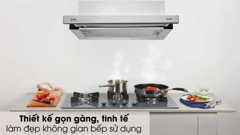 Thiết kế tối giản, hiện đại – Phù hợp với nhiều không gian bếp