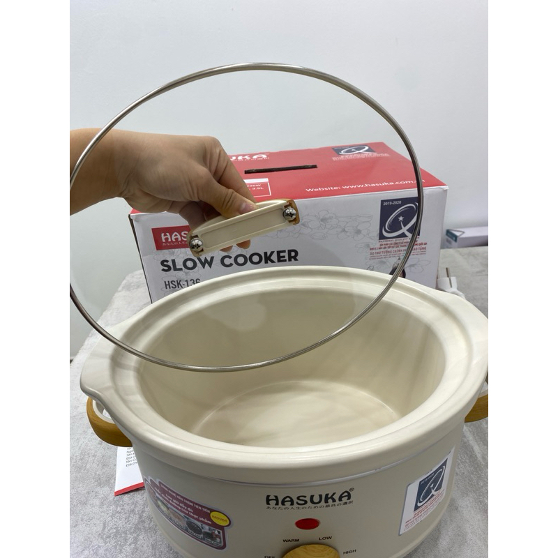 Nồi nấu chậm Hasuka HSK-136 3.5L - ảnh thực tế