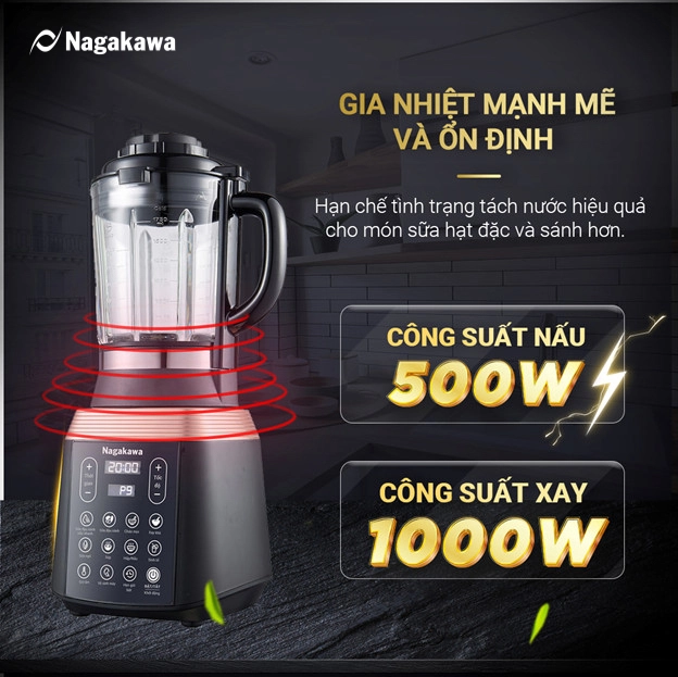Công suất mạnh mẽ – Xay nhuyễn hiệu quả